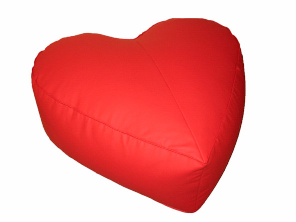 Pouf Heart rental in Milan Italy
